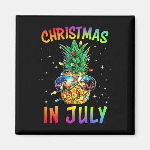 Aimant Chemise Noël en Juillet Ananas Arbre de Noël d'Été
