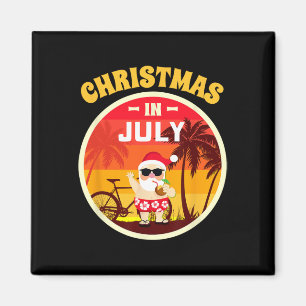 Aimant Chemise Noël en Juillet Vacances d'été Plage Hawa