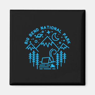 Aimant Chemise Parc National Big Bend Camping Dessin Rand