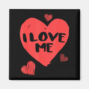 Aimant Chemise Saint-Valentin Je M'aime Moi-Même