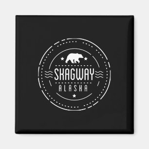 Aimant Chemise Skagway Alaska avec ours
