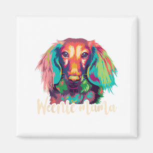 Aimant Chemise teckel Femmes Maman Weenie Chien Weiner Ma