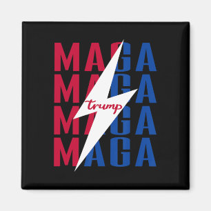 Aimant Chemise Trump Drapeau Affiche Style Vintage Méga 2
