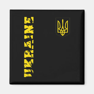 Aimant Chemise Ukraine Trident Ukraine Tryzub Cadeau de s