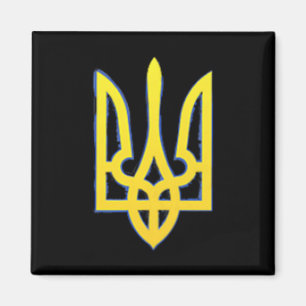 Aimant Chemise Ukraine Trident Ukrainien Militaire Zelens