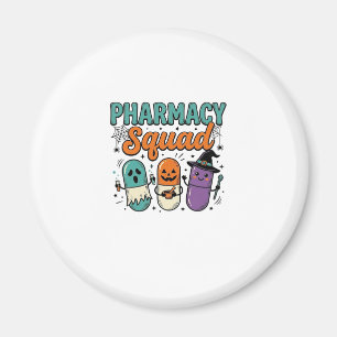 Aimant Chemise vectorielle vintage de l'équipe de pharmac