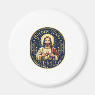 Aimant Chemise Vintage Jésus Retraite Chrétienne