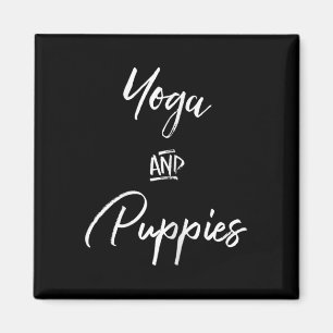 Aimant Chemise Yoga Et Chiots,Namastay À La Maison Avec M