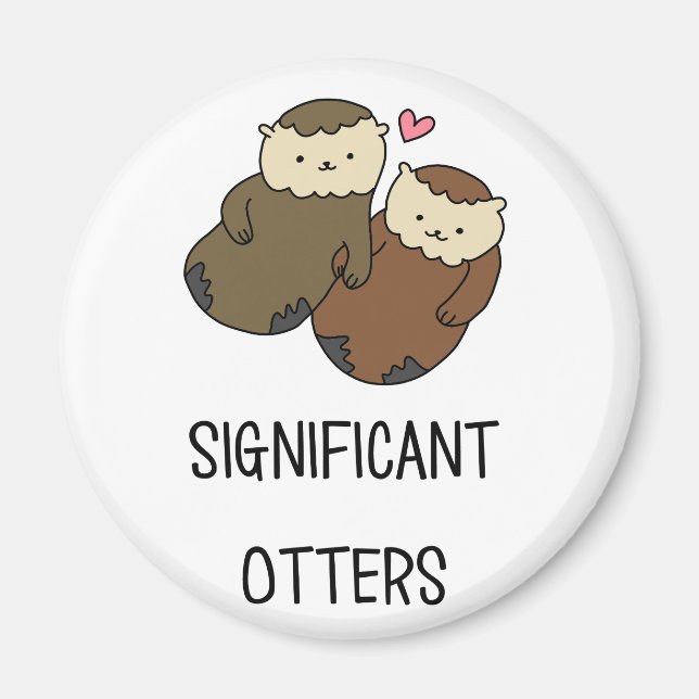 Aimant Chemises, accessoires pour couple, OTTERS SIGNIFIC (Devant)