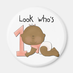 Aimant Chemises afro-américaines 1er anniversaire