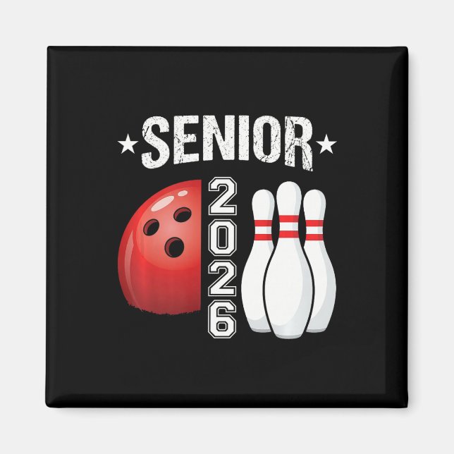 Aimant Chemises de bowling drôles pour la remise des dipl (Devant)