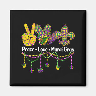 Aimant Chemises de la paix amour mardi gras femmes fille