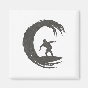 Aimant Chemises de surf pour hommes Logo Surf
