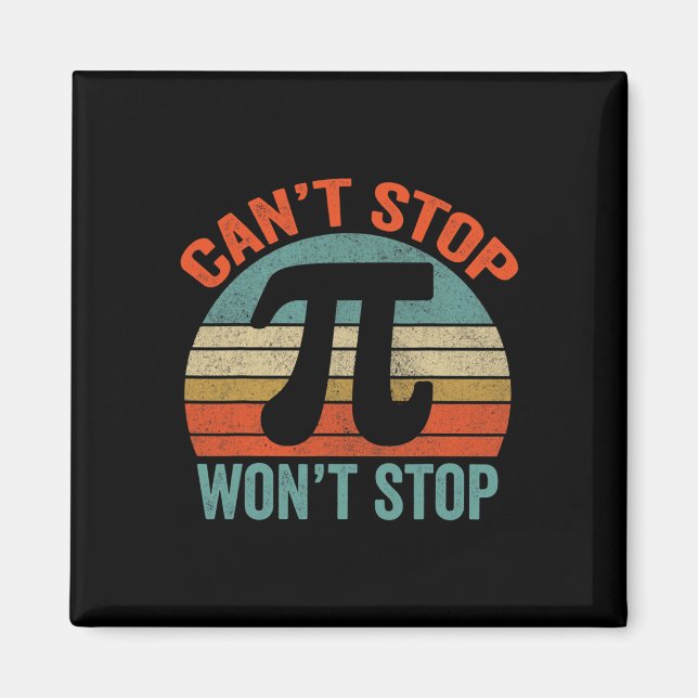 Aimant Chemises drôles de Pi Day2  (Devant)