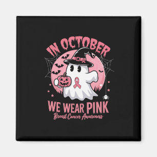 Aimant Chemises du cancer du sein Femmes Halloween Octobr