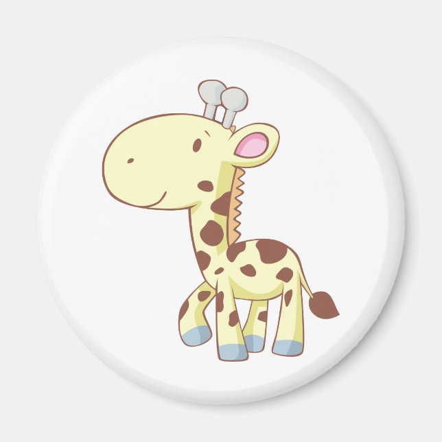 Aimant Chemises en Giraffe Bébé en Cartoon mignonne (Devant)