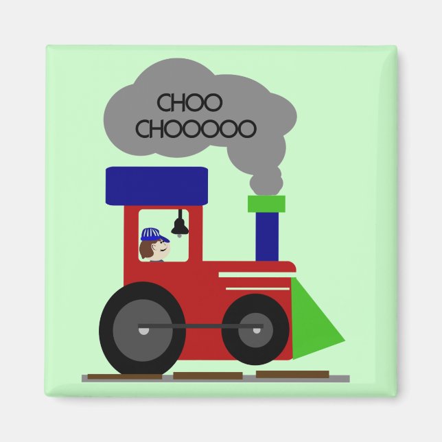 Aimant Chemises et cadeaux Choo Choo Train (Devant)