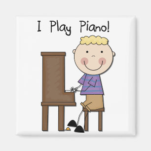 Aimant Chemises et cadeaux de Piano Player