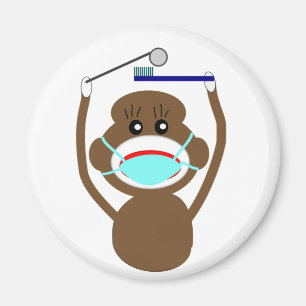 Aimant Chemises et cadeaux de singe de chaussette de