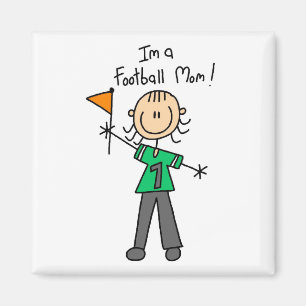 Aimant Chemises et Cadeaux pour Maman de Footballeur