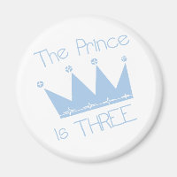 Chemises et cadeaux Prince Crown 3e anniversaire