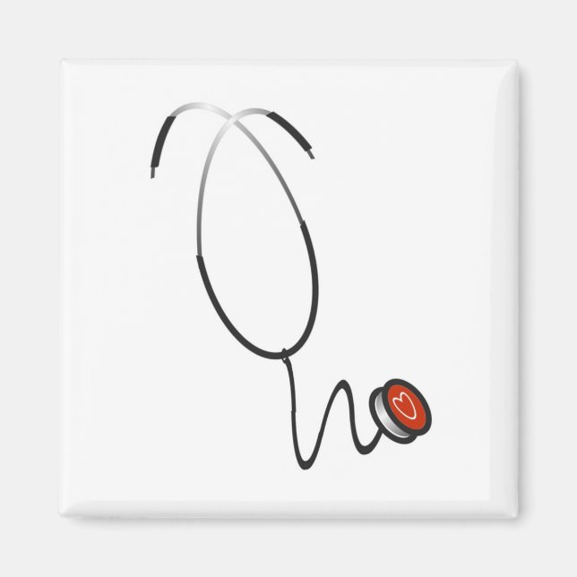 Aimant Chemises et cadeaux Stethoscope (Devant)