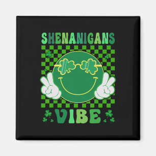 Aimant Chemises Saint-Patrick Shamrock Femmes Hommes Enfa