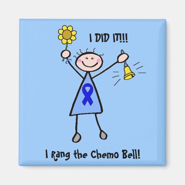 Aimant Chemo Bell - Colon Cancer Woman (Devant)