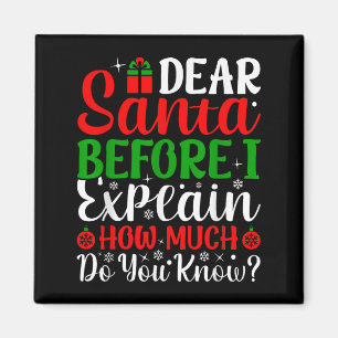 Aimant Cher Père Noël Avant D'Expliquer Combien Connaisse