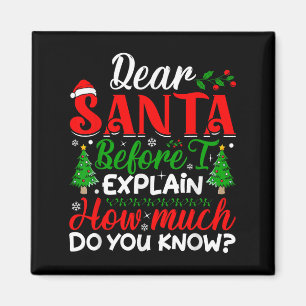 Aimant Cher Père Noël Avant D'Expliquer Combien Connaisse
