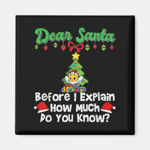 Aimant Cher Père Noël Avant D'Expliquer Combien Vous Save