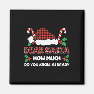 Aimant Cher Père Noël, Combien Connaissez-Vous Déjà Noël