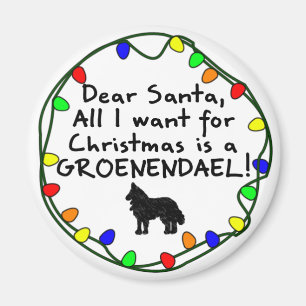 Aimant Cher Père Noël Groenendael