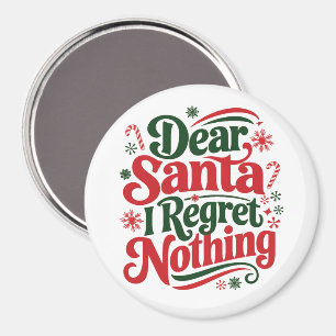 Aimant Cher Père Noël, je ne regrette rien