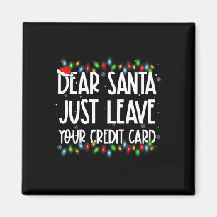Aimant Cher Père Noël Laissez Votre Carte De Crédit Famil
