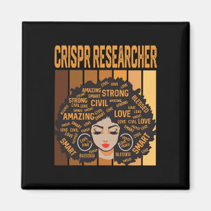 Aimant Chercheur Crispr Mois de l'histoire des Noirs Puis