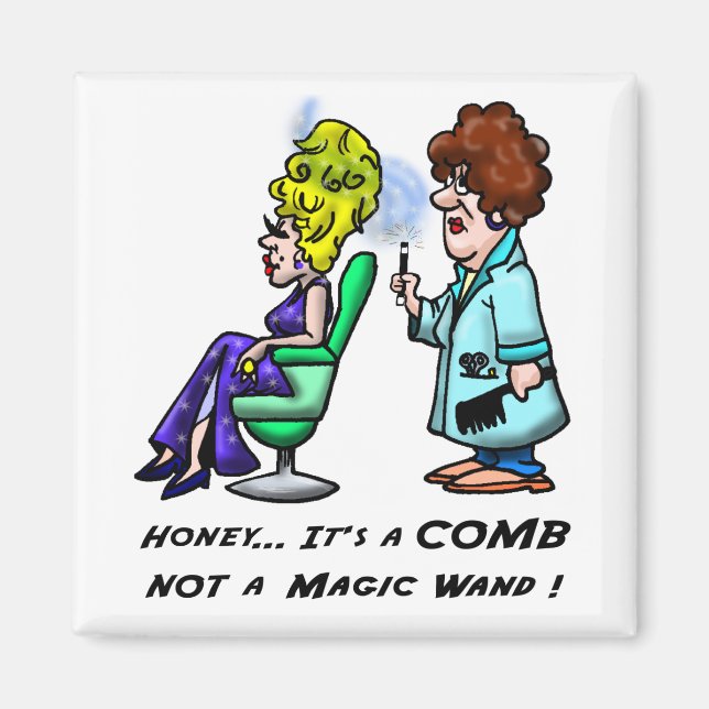 Aimant Chérie...C'est un peigne (Devant)