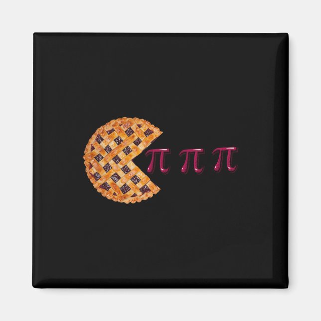 Aimant Cherry Pie Pi Jour 3.14 Symbole Math Geek Enseigna (Devant)