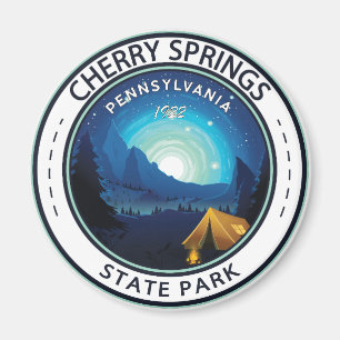 Aimant Cherry Springs State Park Pennsylvania Badge