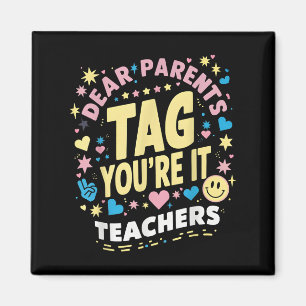 Aimant Chers parents Étiquette Vous êtes ça l'amour Ensei