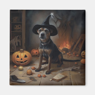 Aimant Chesapeake Bay Terrier Citrouille Halloween effray