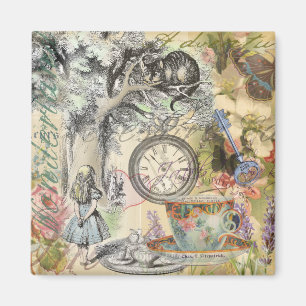 Aimant Cheshire Chat Alice Wonderland Classic