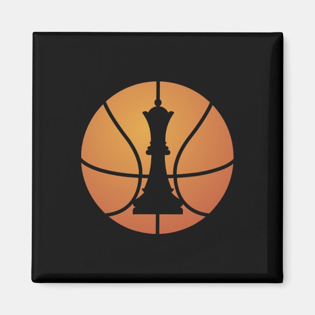 Aimant Chess Bysketbyll Cadeau Amusement Pour Jeu Board K (Devant)