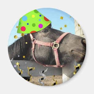 Aimant Cheval animal de fête