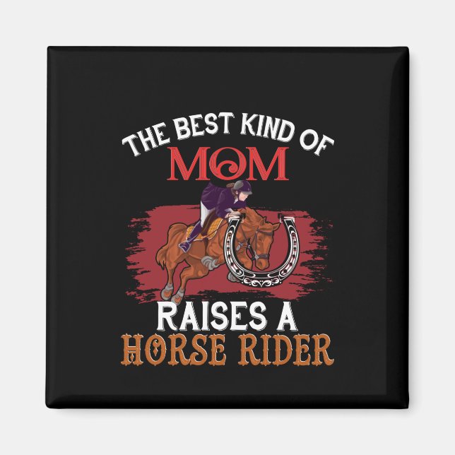 Aimant Cheval Art Le Meilleur Genre De Maman (Devant)