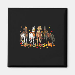 Aimant Cheval Automne Thanksgiving Cheval Automne Quitte