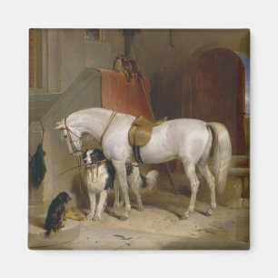 Aimant Cheval chien Favoris peinture art Landseer Proprié