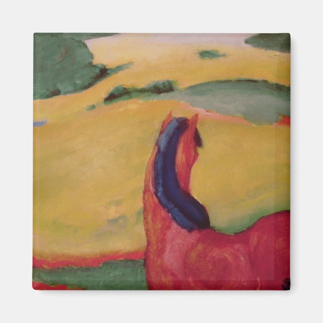 Aimant Cheval dans un paysage, 1910 (Devant)