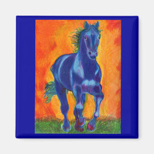 Aimant Cheval de bleu de Brillian