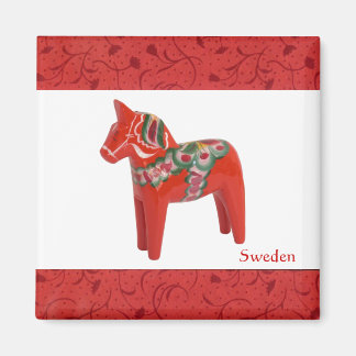 Aimant Cheval de Dala suédois Scandinave